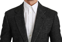 Load image into Gallery viewer, Dolce & Gabbana Elegant Gray Plaid Slim Fit Blazer