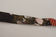 Load image into Gallery viewer, Dolce & Gabbana Engraved Logo Multicolor Leather Belt