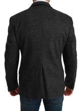 Load image into Gallery viewer, Dolce & Gabbana Elegant Gray Plaid Virgin Wool Blazer