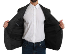Load image into Gallery viewer, Dolce & Gabbana Elegant Gray Plaid Virgin Wool Blazer