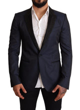 Load image into Gallery viewer, Dolce & Gabbana Elegant Blue Slim Fit Martini Blazer