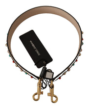 Load image into Gallery viewer, Dolce & Gabbana Elegant Beige Leather Shoulder Bag Strap