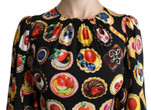 Load image into Gallery viewer, Dolce & Gabbana Chic Multicolor Maxi Desserts Print Dress
