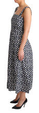 Load image into Gallery viewer, Dolce & Gabbana Elegant Sleeveless Geometric Midi A-Line Dress