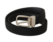 Load image into Gallery viewer, Dolce & Gabbana Elegant Engraved Buckle Leather Belt