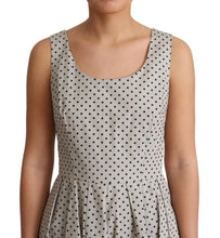 Load image into Gallery viewer, Dolce & Gabbana Polka-Dotted Beige Sleeveless A-line Dress