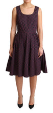 Load image into Gallery viewer, Dolce & Gabbana Chic Polka Dotted A-Line Sleeveless Dress