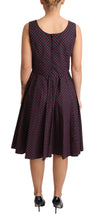 Load image into Gallery viewer, Dolce & Gabbana Chic Polka Dotted A-Line Sleeveless Dress