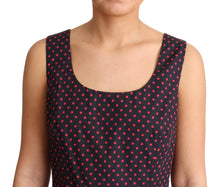 Load image into Gallery viewer, Dolce & Gabbana Chic Polka Dotted A-Line Sleeveless Dress