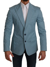 Load image into Gallery viewer, Dolce & Gabbana Elegant Blue Fantasy Pattern Blazer