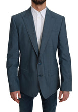 Load image into Gallery viewer, Dolce & Gabbana Elegant Light Blue Slim Fit Blazer
