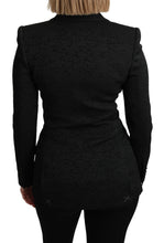 Load image into Gallery viewer, Dolce & Gabbana Elegant Black Brocade Single Breasted Blazer