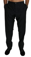 Load image into Gallery viewer, Dolce & Gabbana Elegant Black Virgin Wool Dress Pants