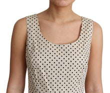 Load image into Gallery viewer, Dolce & Gabbana Elegant Polka Dot Sleeveless A-Line Dress