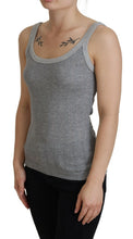Load image into Gallery viewer, Dolce & Gabbana Chic Gray Sleeveless Modal-Cotton Top