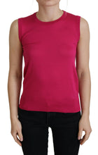 Load image into Gallery viewer, Dolce & Gabbana Chic Pink Silk Sleeveless Tank Top Vest