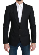Load image into Gallery viewer, Dolce & Gabbana Elegant Black Virgin Wool Formal Blazer