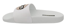 Load image into Gallery viewer, Dolce & Gabbana Chic White Slide Sandals - Luxury Summer Footwear