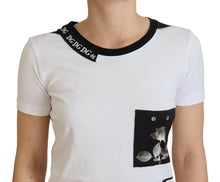 Load image into Gallery viewer, Dolce & Gabbana Chic Monochrome 'Here and Now' Cotton Tee
