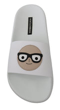 Load image into Gallery viewer, Dolce & Gabbana Chic White Slide Sandals - Luxury Summer Footwear