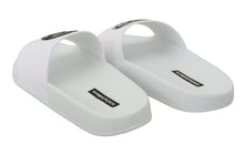 Load image into Gallery viewer, Dolce & Gabbana Chic White Slide Sandals - Luxury Summer Footwear