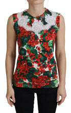 Load image into Gallery viewer, Dolce & Gabbana Chic Floral Print Tank Top Vest