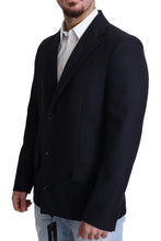 Load image into Gallery viewer, Dolce & Gabbana Elegant Dark Blue Virgin Wool Men's Coat
