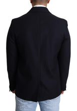 Load image into Gallery viewer, Dolce & Gabbana Elegant Dark Blue Virgin Wool Men's Coat