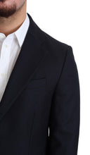 Load image into Gallery viewer, Dolce & Gabbana Elegant Dark Blue Virgin Wool Men's Coat