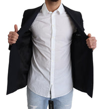 Load image into Gallery viewer, Dolce & Gabbana Elegant Dark Blue Virgin Wool Men's Coat