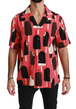 Load image into Gallery viewer, Dolce & Gabbana Elegant Silk Blend Ice-Cream Print Shirt