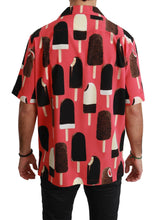Load image into Gallery viewer, Dolce & Gabbana Elegant Silk Blend Ice-Cream Print Shirt