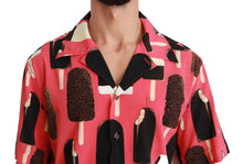 Load image into Gallery viewer, Dolce & Gabbana Elegant Silk Blend Ice-Cream Print Shirt