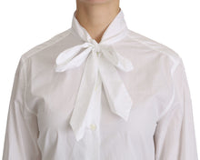 Load image into Gallery viewer, Dolce & Gabbana Elegant White Turtle Neck Polo Top