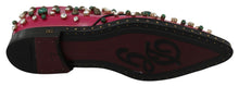Load image into Gallery viewer, Dolce & Gabbana Fuchsia Pink Crystal Patent Flats