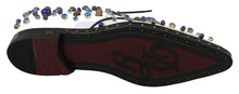 Load image into Gallery viewer, Dolce & Gabbana Elegant White Leather Dress Shoes With Crystals