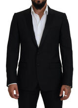 Load image into Gallery viewer, Dolce & Gabbana Elegant Martini Black Formal Blazer