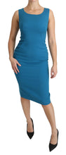 Load image into Gallery viewer, Dolce & Gabbana Elegant Sheath Knee-Length Wool Dress