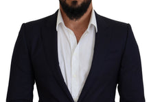 Load image into Gallery viewer, Dolce & Gabbana Elegant Blue Wool Silk Blazer Jacket