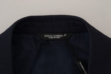 Load image into Gallery viewer, Dolce & Gabbana Elegant Blue Wool Silk Blazer Jacket