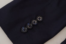 Load image into Gallery viewer, Dolce & Gabbana Elegant Blue Wool Silk Blazer Jacket