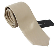 Load image into Gallery viewer, Dolce & Gabbana Elegant Light Brown Silk Necktie