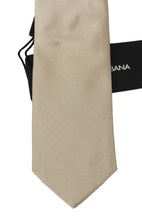 Load image into Gallery viewer, Dolce & Gabbana Elegant Light Brown Silk Necktie