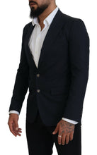 Load image into Gallery viewer, Dolce & Gabbana Blue Cotton Formal Taormina Blazer