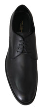 Load image into Gallery viewer, Dolce & Gabbana Black Leather SARTORIA Hand Made Shoes
