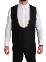 Load image into Gallery viewer, Dolce & Gabbana Elegant Black Silk-Blend 3 Piece Suit