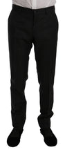 Load image into Gallery viewer, Dolce & Gabbana Elegant Black Crystal-Embellished Two-Piece Suit