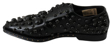 Load image into Gallery viewer, Dolce & Gabbana Elegant Black Dress Shoes with Crystals