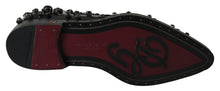 Load image into Gallery viewer, Dolce & Gabbana Elegant Black Dress Shoes with Crystals