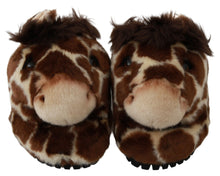 Load image into Gallery viewer, Dolce & Gabbana Elegant Giraffe Pattern Slides for Sophisticated Comfort